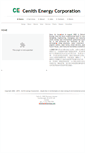 Mobile Screenshot of cenithenergy.com